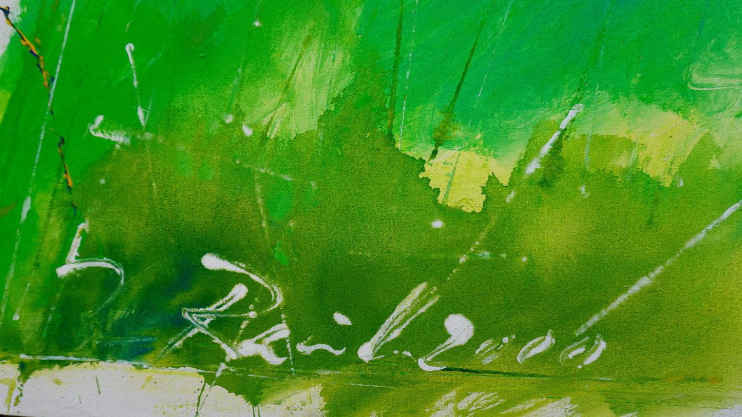 Hans Rauh - Frühlings Lichtspiele 33 - 100x90cm