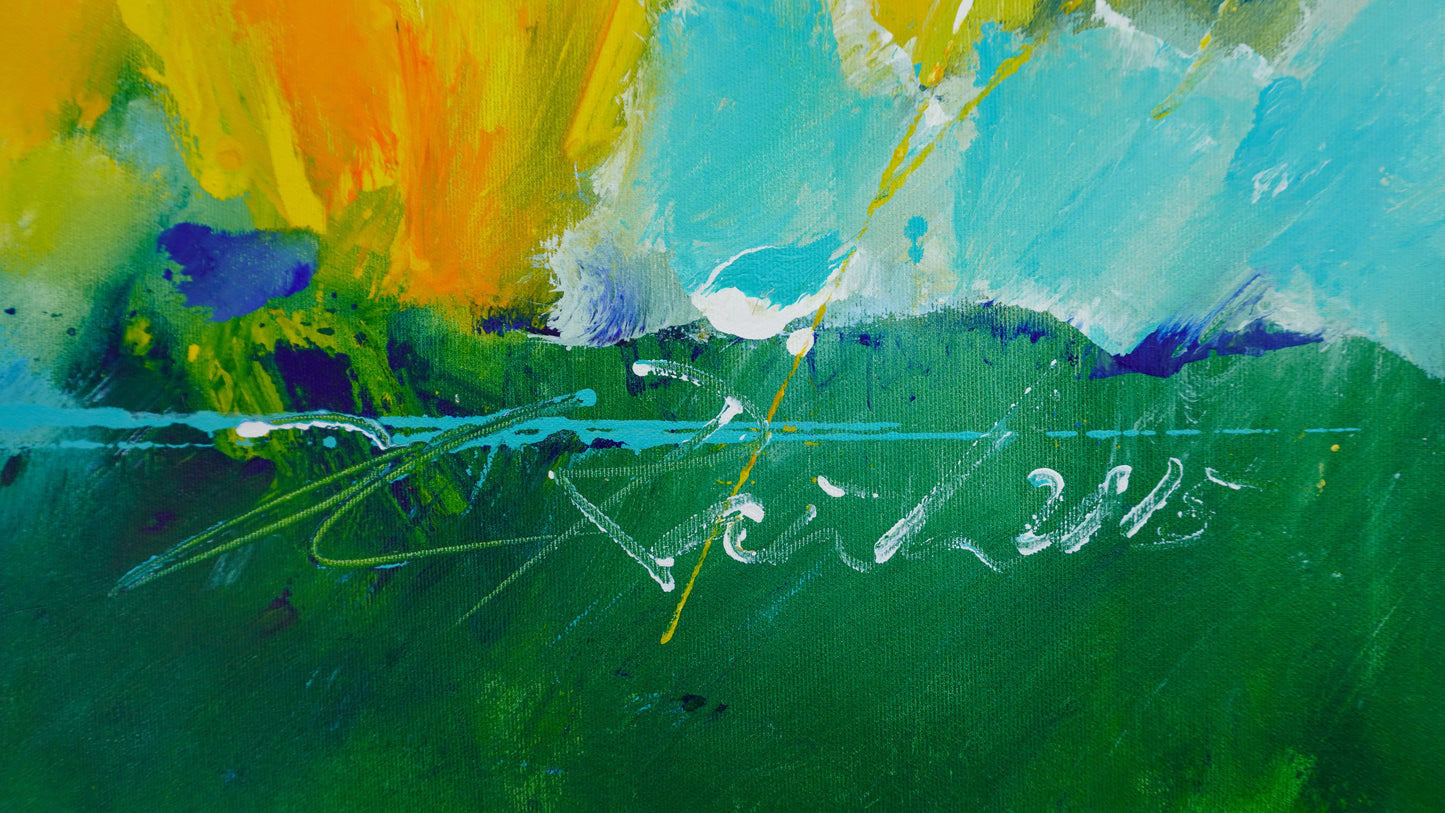 Hans Rauh - Mein Tulpen Land 11 - 100x90cm